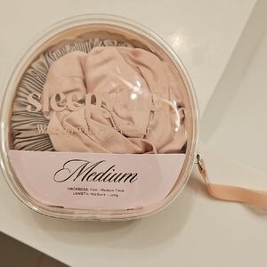 Sleepy Tie Hair Accessory Set in Pink and Gray